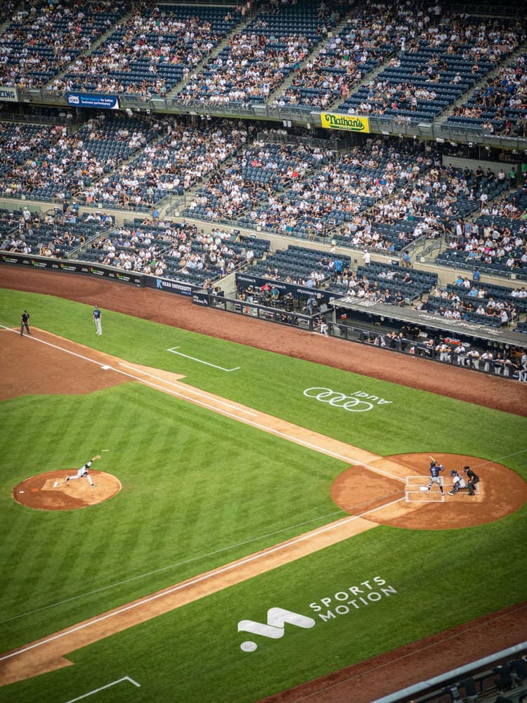 Baseball action