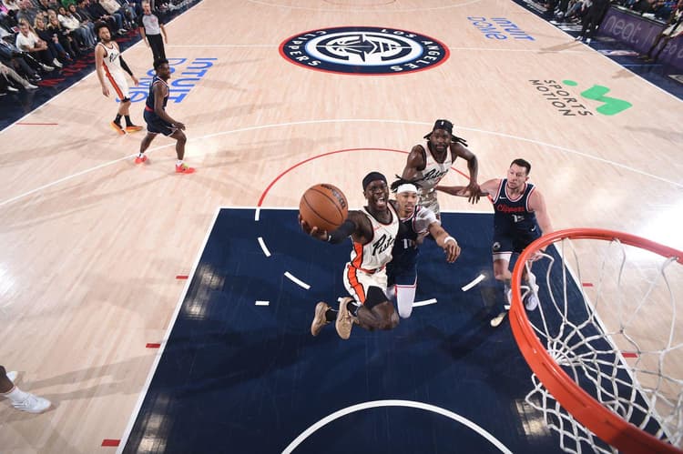 Basketball action