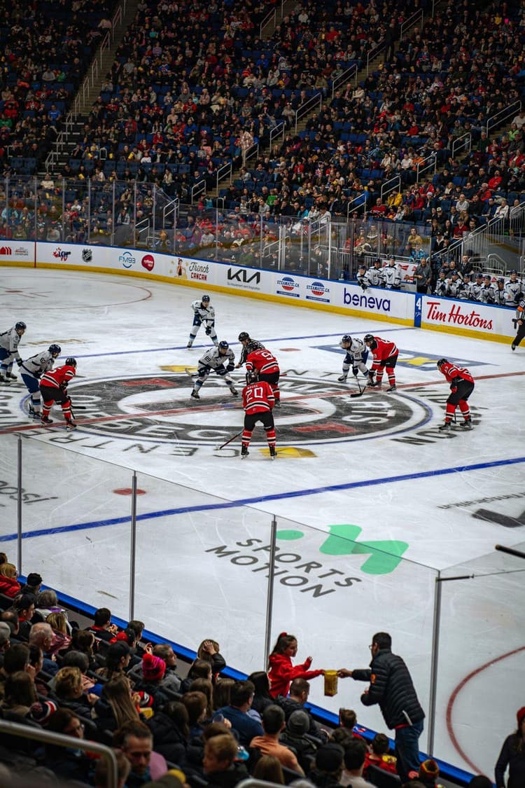 Hockey action